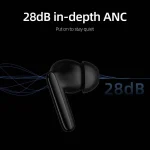 هندزفری بلوتوثی کیو سی وای | QCY T13 ANC 2 Wireless Earbuds با حذف نویز فعال (ANC)، میکروفون‌های چهارگانه