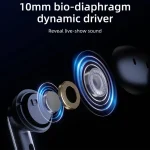 هندزفری بلوتوثی کیو سی وای | QCY T13 ANC 2 Wireless Earbuds با حذف نویز فعال (ANC)، میکروفون‌های چهارگانه