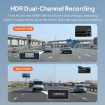 دوربین خودرو سونتی می | 70Mai Dash Cam 4K A810 با کیفیت 4K، GPS داخلی و فناوری دید در شب