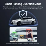 دوربین خودرو سونتی می | 70Mai Dash Cam 4K A810 با کیفیت 4K، GPS داخلی و فناوری دید در شب