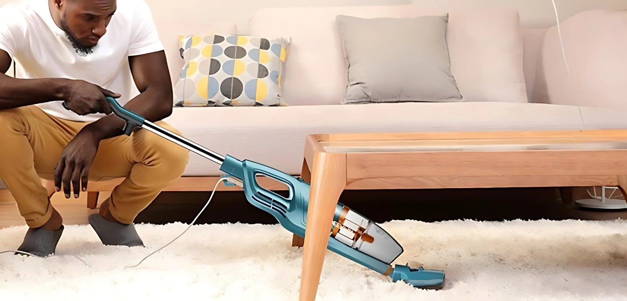 جارو شارژی درما | Deerma DX900 Vacuum Cleaner با قدرت مکش ۱۴,۰۰۰ پاسکال، طراحی ارگونومیک