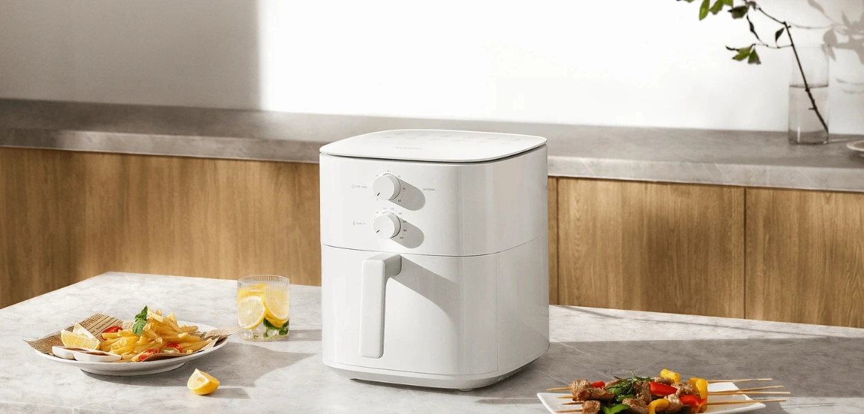 سرخ‌کن شیائومی ظرفیت 6 لیتری | Mi Air Fryer Essential 6L با ظرفیت ۶ لیتری، گرمایش ۳۶۰ درجه و توان ۱۵۵۰ وات