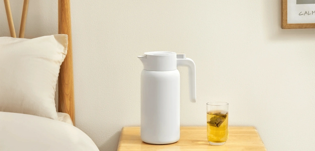 فلاسک 1.8 لیتری شیائومی | Mi Insulated Kettle 1.8L با طراحی چندلایه و ظرفیت بالا