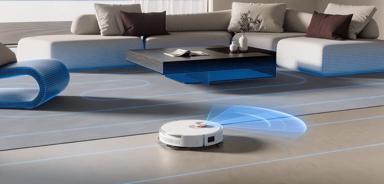 جارو رباتیک شیائومی | Mi Robot Vacuum S20 Plus با مکش 6000Pa، سیستم دو پد چرخشی