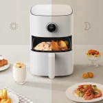 سرخ‌کن هوشمند شیائومی ظرفیت 4.5 لیتری | Mi Smart Air Fryer 4.5L با ظرفیت ۴.۵ لیتری، کنترل هوشمند و پشتیبانی از دستیار صوتی گوگل