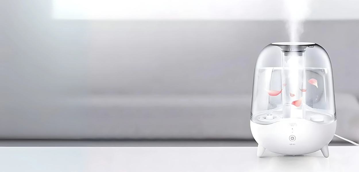 رطوبت‌ساز درما | Deerma DEM-F325 Air Humidifier با ظرفیت 5 لیتری، فناوری اولتراسونیک و عملکرد بی‌صدا
