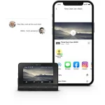 دوربین 70Mai Dash Cam 4K A800s با طراحی مدرن و صفحه نمایش 3.0 اینچی.