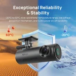 دوربین خودرو سونتی می | 70Mai Dash Cam M310 با کیفیت 2K QHD، پشتیبانی از فرمان‌های صوتی