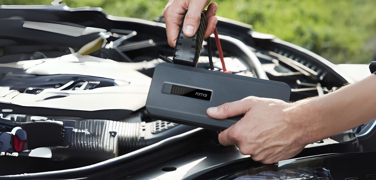 جامپ استارتر سونتی می | 70mai Jump Starter Max PS06 با باتری 18,000 میلیآمپر ساعت و طراحی مقاوم IP65