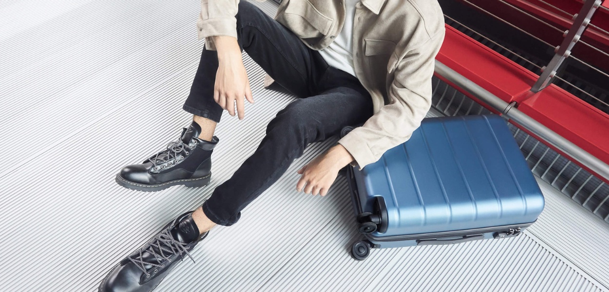 چمدان کلاسیک 20 اینچی شیائومی | Mi Luggage Classic 20inch با طراحی مقاوم و سبک و چرخ‌های اسپینر بی‌صدا