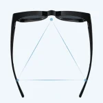 عینک آفتابی شیائومی | Mi Polarized Fitover Sunglasses با طراحی ویژه برای استفاده بر روی عینک‌های طبی و لنزهای پلاریزه با کارایی بالا