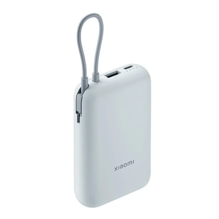 پاوربانک 10000mAh شیائومی | Mi Power Bank 10000mAh P15ZM با کابل یکپارچه USB-C و پشتیبانی از شارژ سریع دوطرفه