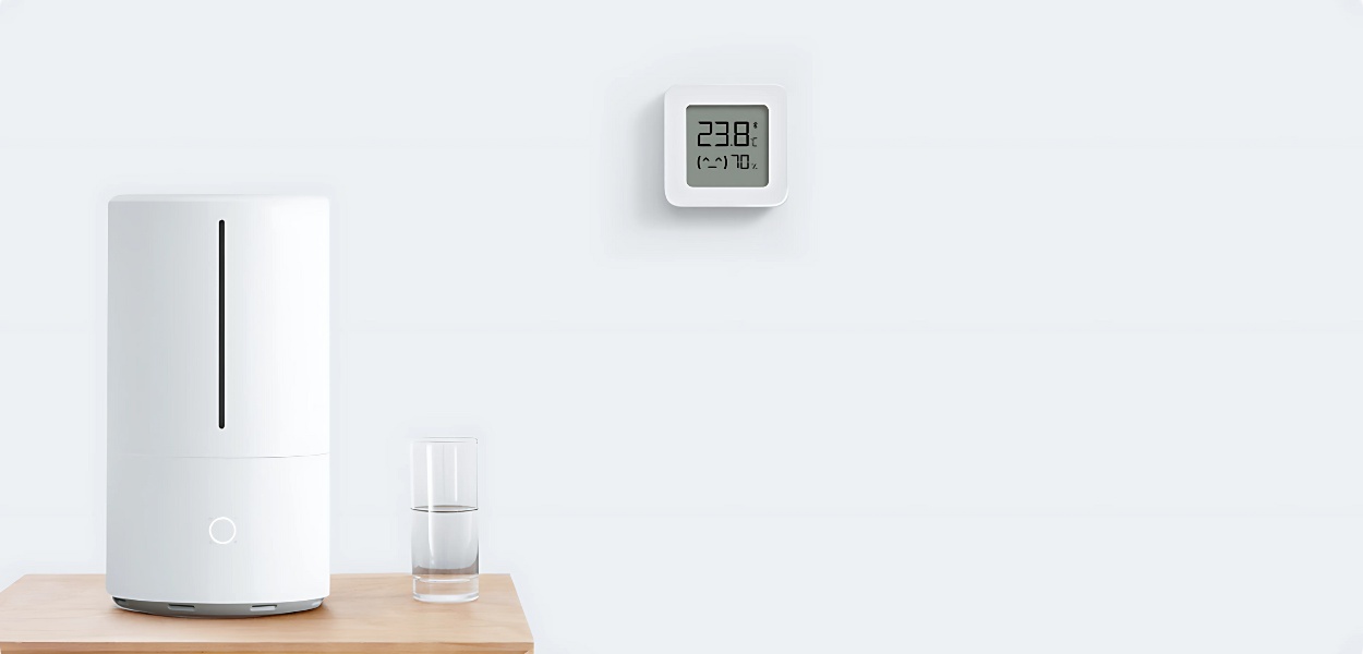 سنسور دما و رطوبت شیائومی نسخه 2 | Mi Temperature and Humidity Monitor 2 با سنسور دقیق سوئیسی و اتصال بلوتوثی