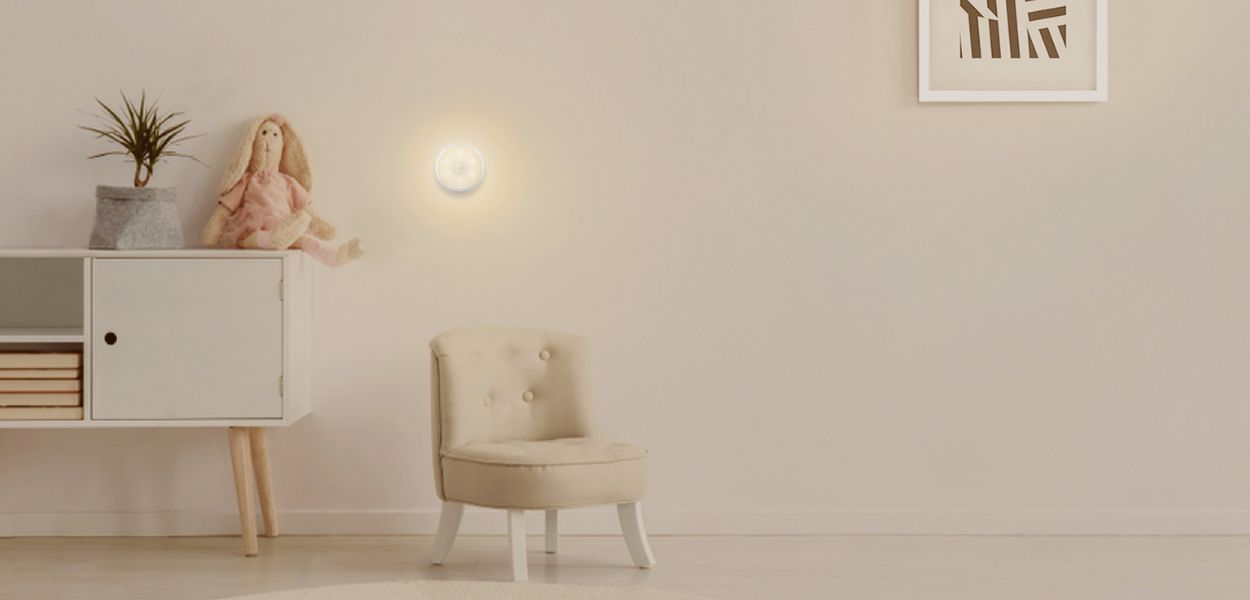 چراغ هوشمند با سنسور تشخیص حرکت یی لایت | Yeelight Rechargeable Sensor Nightlight با سنسور مادون قرمز دقیق و طراحی چندمنظوره