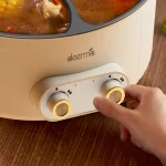 قابلمه برقی درما | Deerma DG50W Electric Pot Cooking