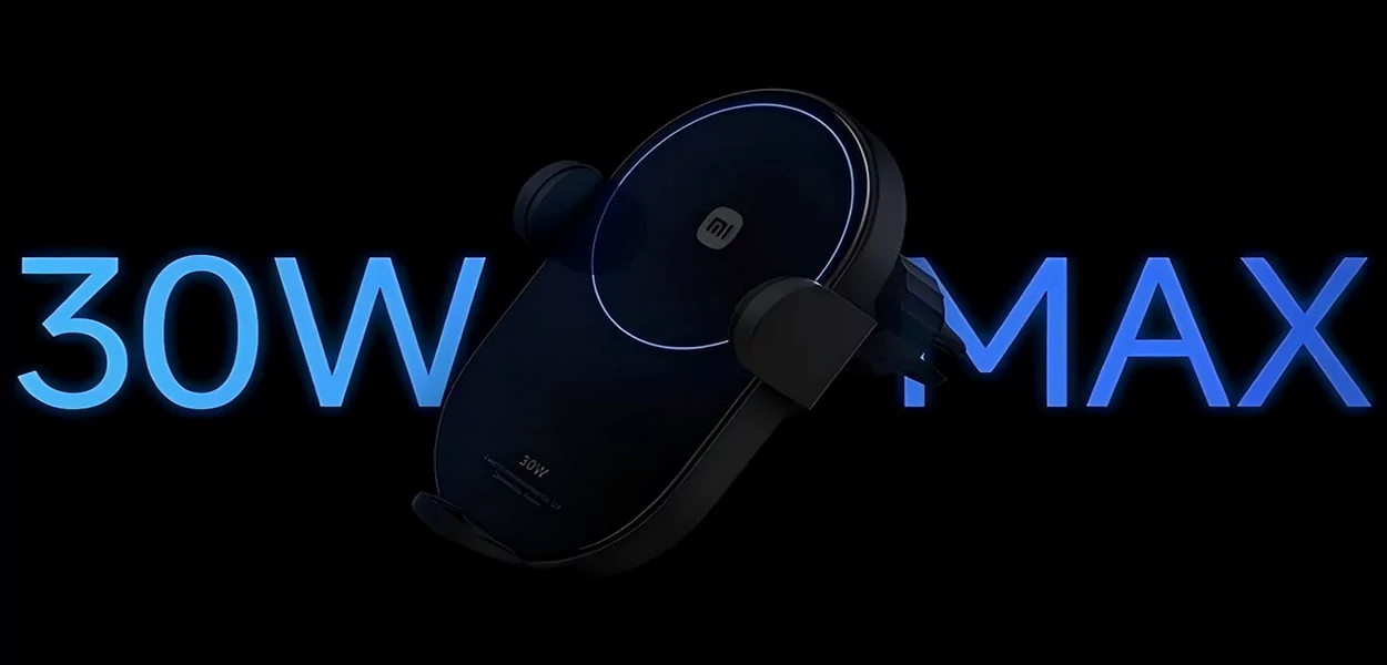 شارژر و هولدر بی‌سیم 30 وات شیائومی | Mi 30W Wireless Car Charger