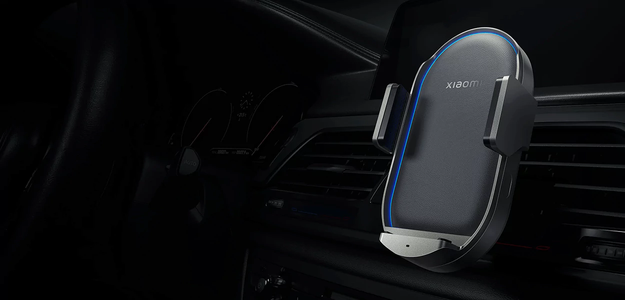 شارژر و هولدر بی‌سیم 50 وات شیائومی | Mi 50W Wireless Car Charger WC05ZM