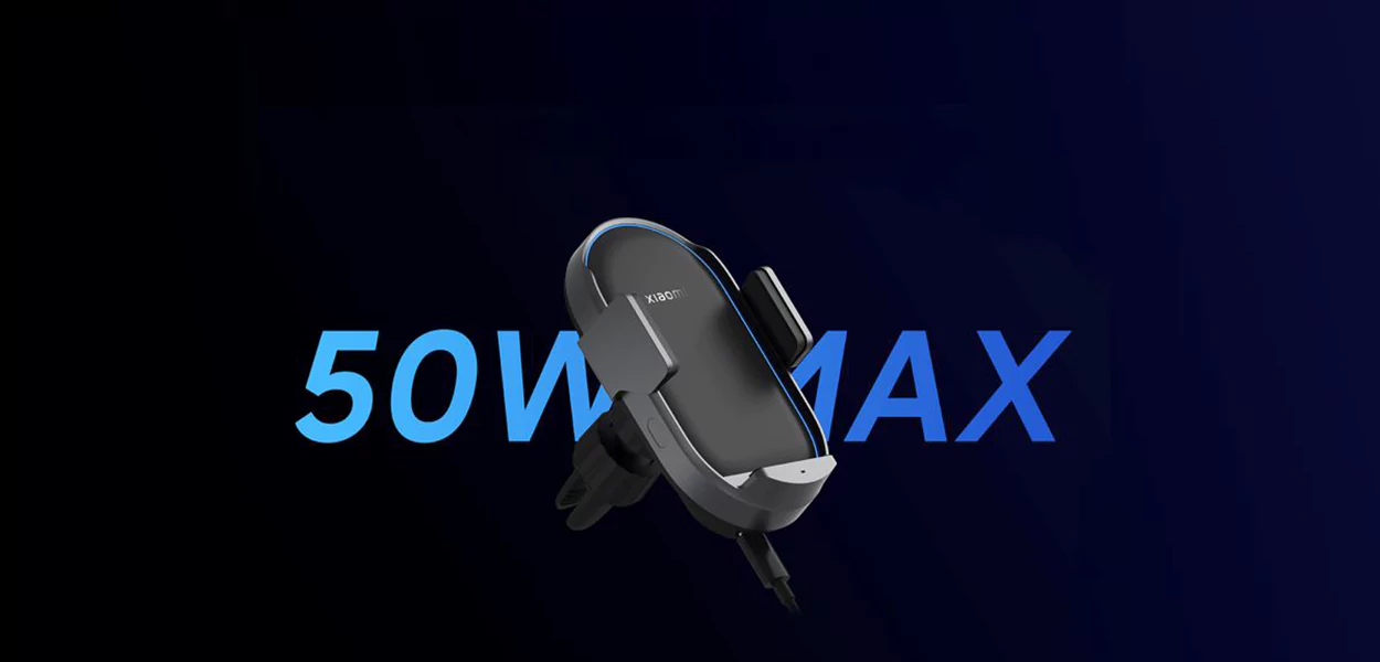 شارژر و هولدر بی‌سیم 50 وات شیائومی | Mi 50W Wireless Car Charger WC05ZM