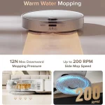 جارو رباتیک روبوراک | Roborock Qrevo CurvX Robot Vacuum Cleaner
